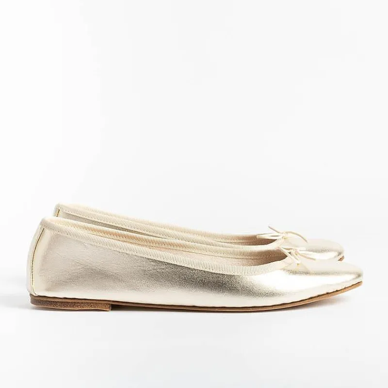 SPELTA MILANO - Ballerina - Nicole - Laminato Platino<Collezione Scarpe Donna Ballerine