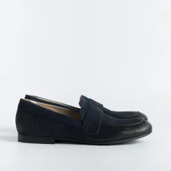 Strategia - Mocassino M03 - Velour Oceano<Collezione Scarpe Donna Mocassini