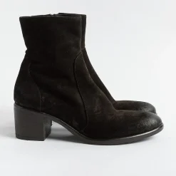 Strategia - Stivaletto Texano E5540 - Velour Ebano Wash<Collezione Scarpe Donna Texani