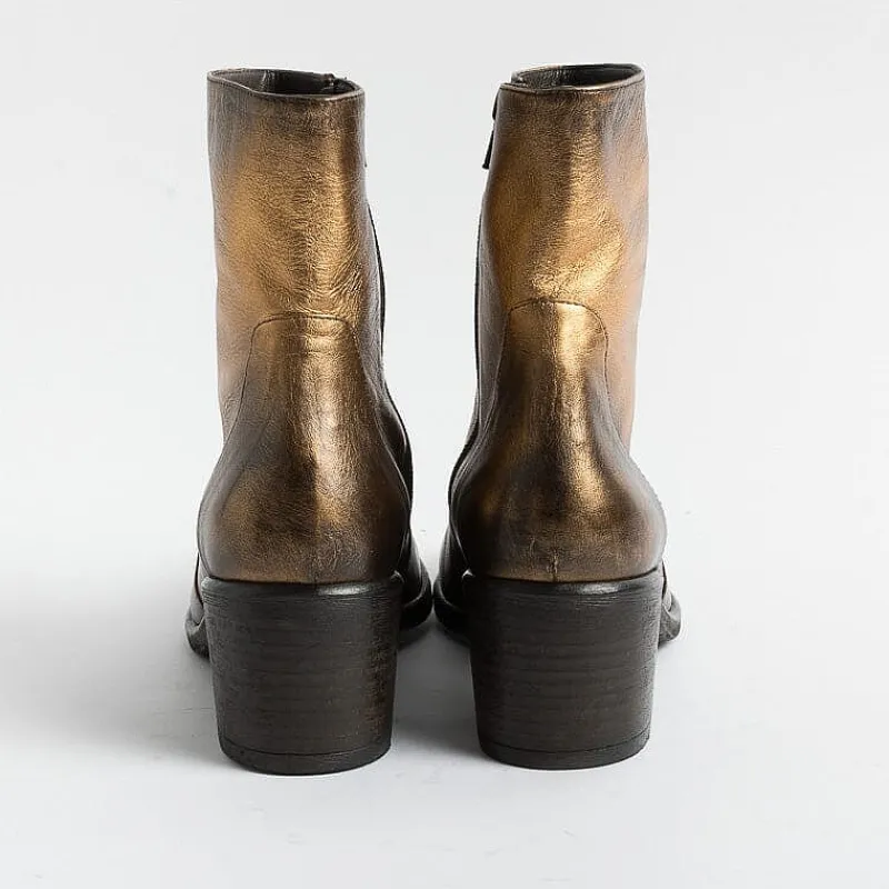 Strategia - Stivaletto Texano E5540 - Bitter Bronzo Wash<Collezione Scarpe Donna Stivaletti