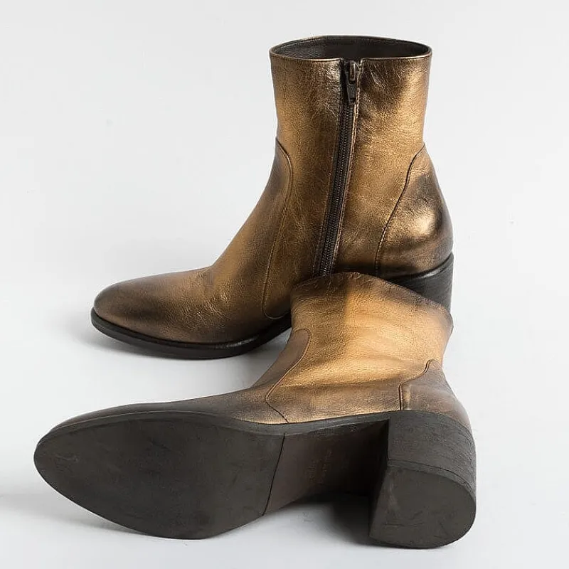 Strategia - Stivaletto Texano E5540 - Bitter Bronzo Wash<Collezione Scarpe Donna Texani