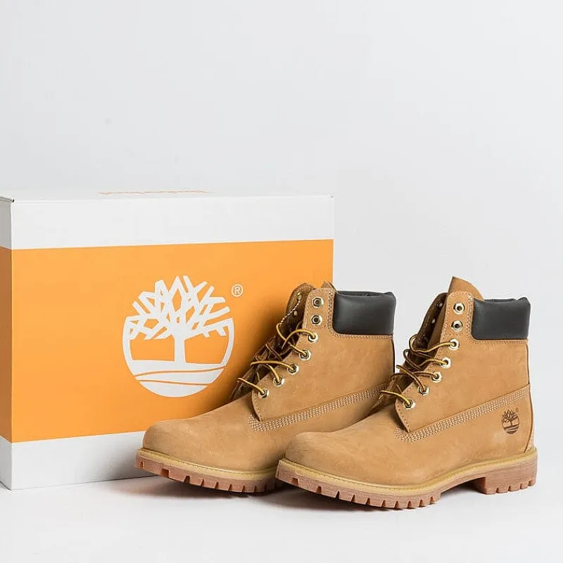 TIMBERLAND - Collezione Uomo Timberland - Hiking Boot - Tmb 010061 Nabuck Giallo<Collezione Scarpe Uomo Polacchi