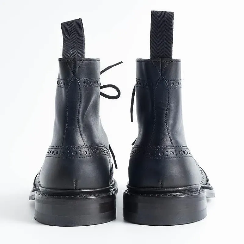 Tricker's - Anfibio - Stow Nero - Dainite<Collezione Scarpe Uomo Polacchi