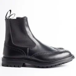 Tricker's - Beatles In Pelle - Henry - Nero<Collezione Scarpe Uomo Polacchi
