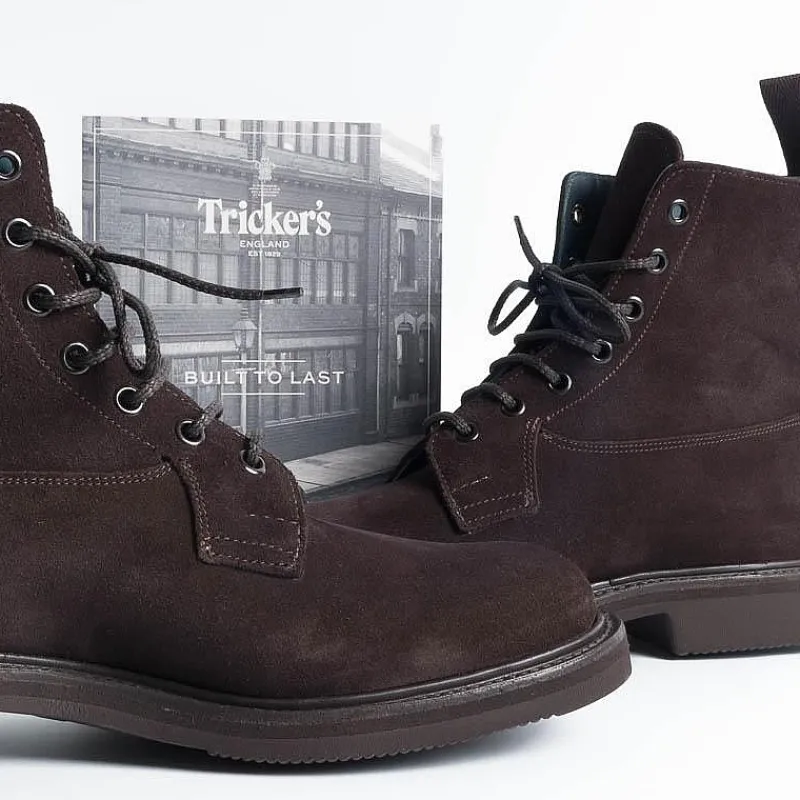 Tricker's - Burford Coffee Reversed<Collezione Scarpe Uomo Anfibi