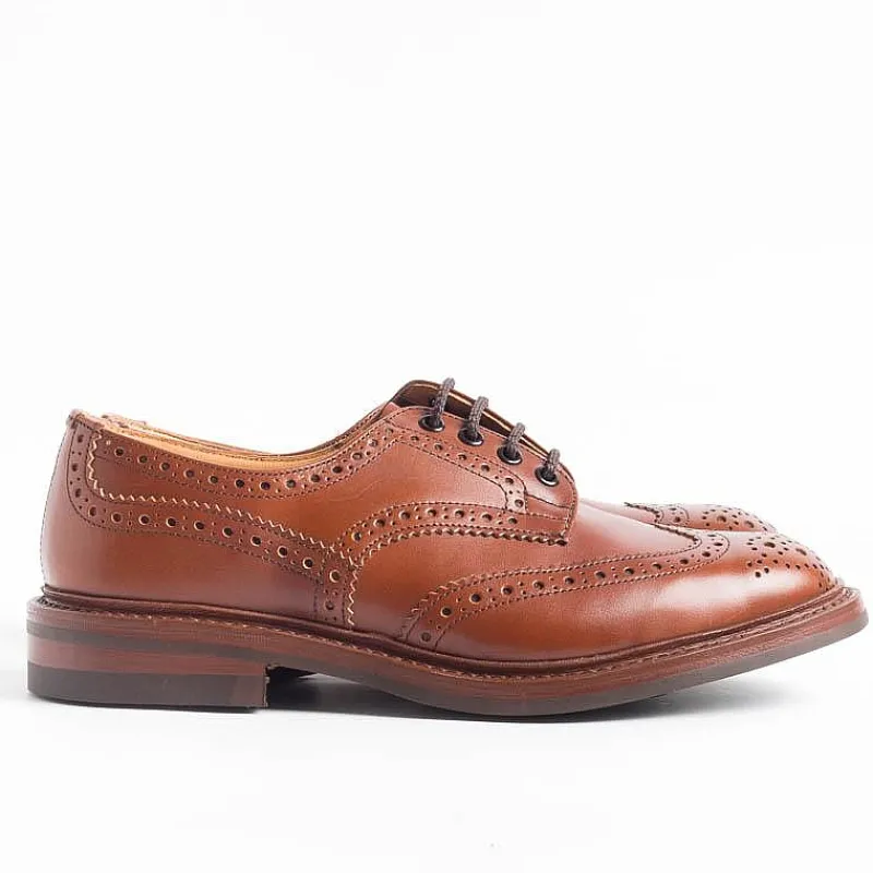 Tricker's - Derby - Bourton - Antique Brown<Collezione Scarpe Uomo Allacciate