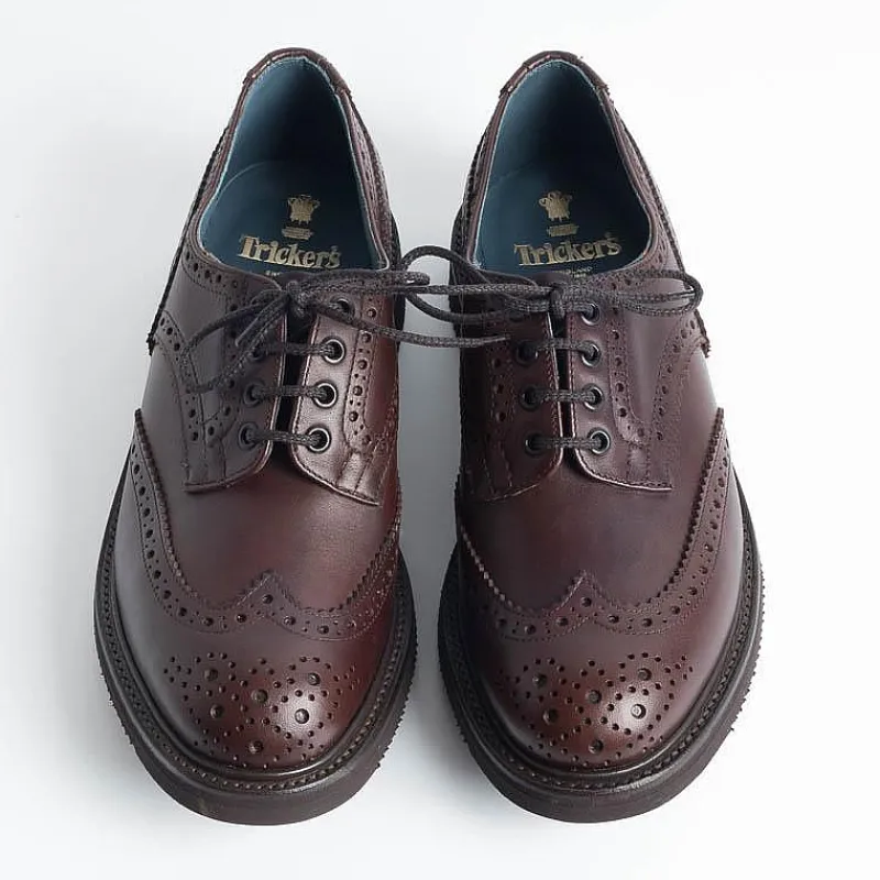Tricker's - Derby In Pelle - Bourton Naster - Testa Di Moro<Collezione Scarpe Uomo Allacciate