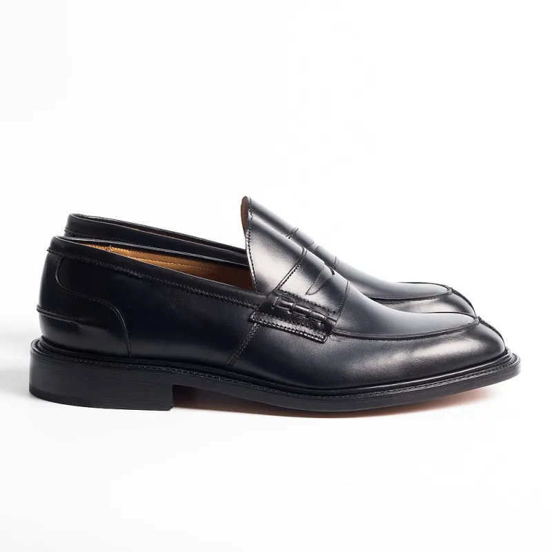 Tricker's - Mocassino Pelle - James - Nero<Collezione Scarpe Uomo Mocassini