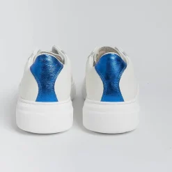 VALSPORT 1920 Valsport - Sneakers Tournament Up - Vt2215W - Bianco Laminato Argento<Collezione Scarpe Donna Sneakers