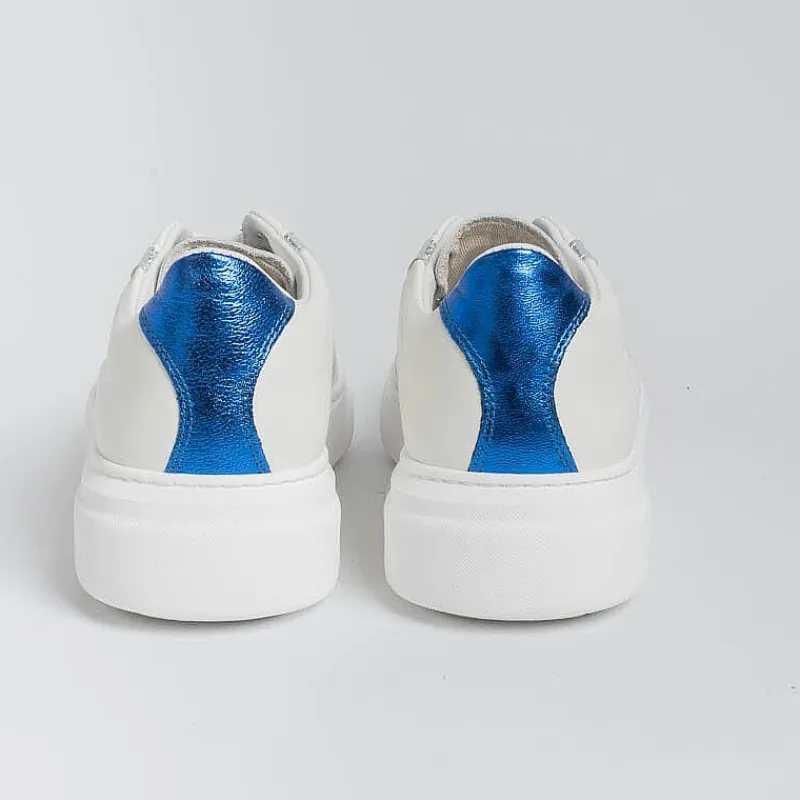 VALSPORT 1920 Valsport - Sneakers Tournament Up - Vt2215W - Bianco Laminato Argento<Collezione Scarpe Donna Sneakers