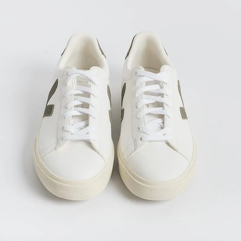 VEJA - Collezione Uomo Veja - Sneakers Campo - Bianco Verde Kaki<Collezione Scarpe Uomo Sneakers
