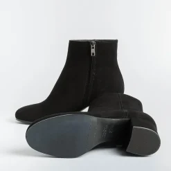 Via Roma 15 - 2309 - Stivaletto - Camoscio - Nero<Collezione Scarpe Donna Stivaletti