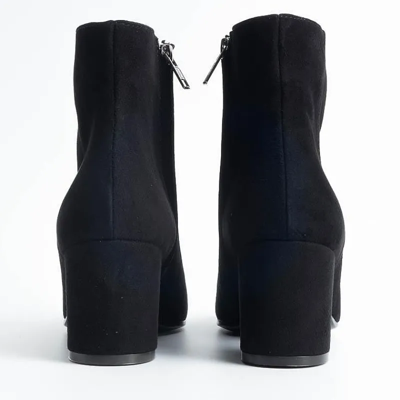 Via Roma 15 - 2309 - Stivaletto - Camoscio - Nero<Collezione Scarpe Donna Stivaletti