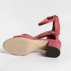 Via Roma 15 - Sandali Con Tacco - 3065 - Nappa Fragola<Collezione Scarpe Donna Sandali Con Tacco