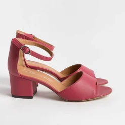 Via Roma 15 - Sandali Con Tacco - 3065 - Nappa Fragola<Collezione Scarpe Donna Sandali Con Tacco