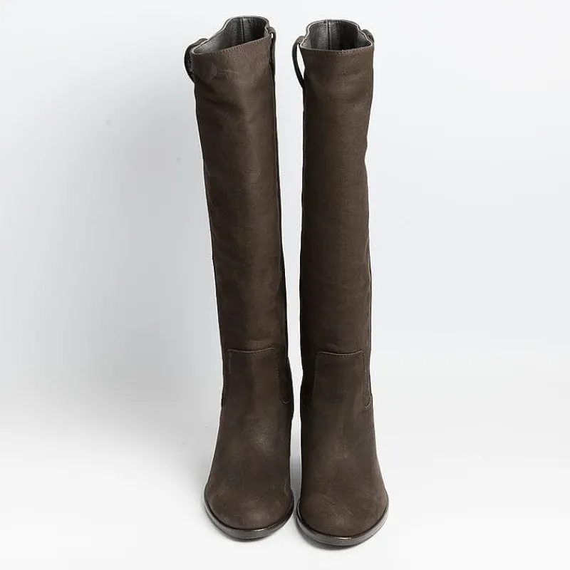Via Roma 15 - Stivali - 3961 - Nabuk Testa Di Moro<Collezione Scarpe Donna Stivali