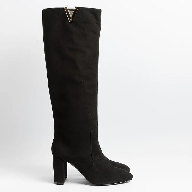 Via Roma 15 - Stivali 3865 - Camoscio Nero<Collezione Scarpe Donna Stivali