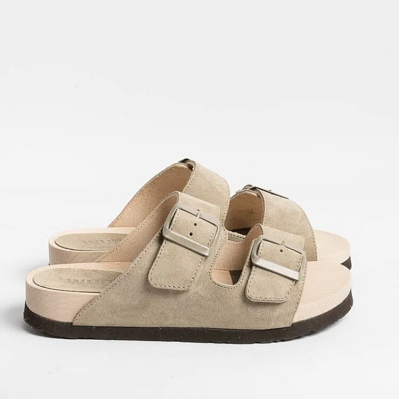 WUD - Sandali Bassi - Root - Antilope<Collezione Scarpe Donna Sandali Bassi