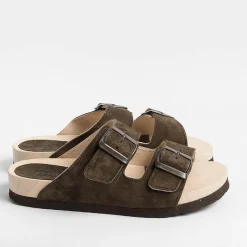 WUD - Sandali Bassi - Root - Ebano<Collezione Scarpe Donna Sandali Bassi